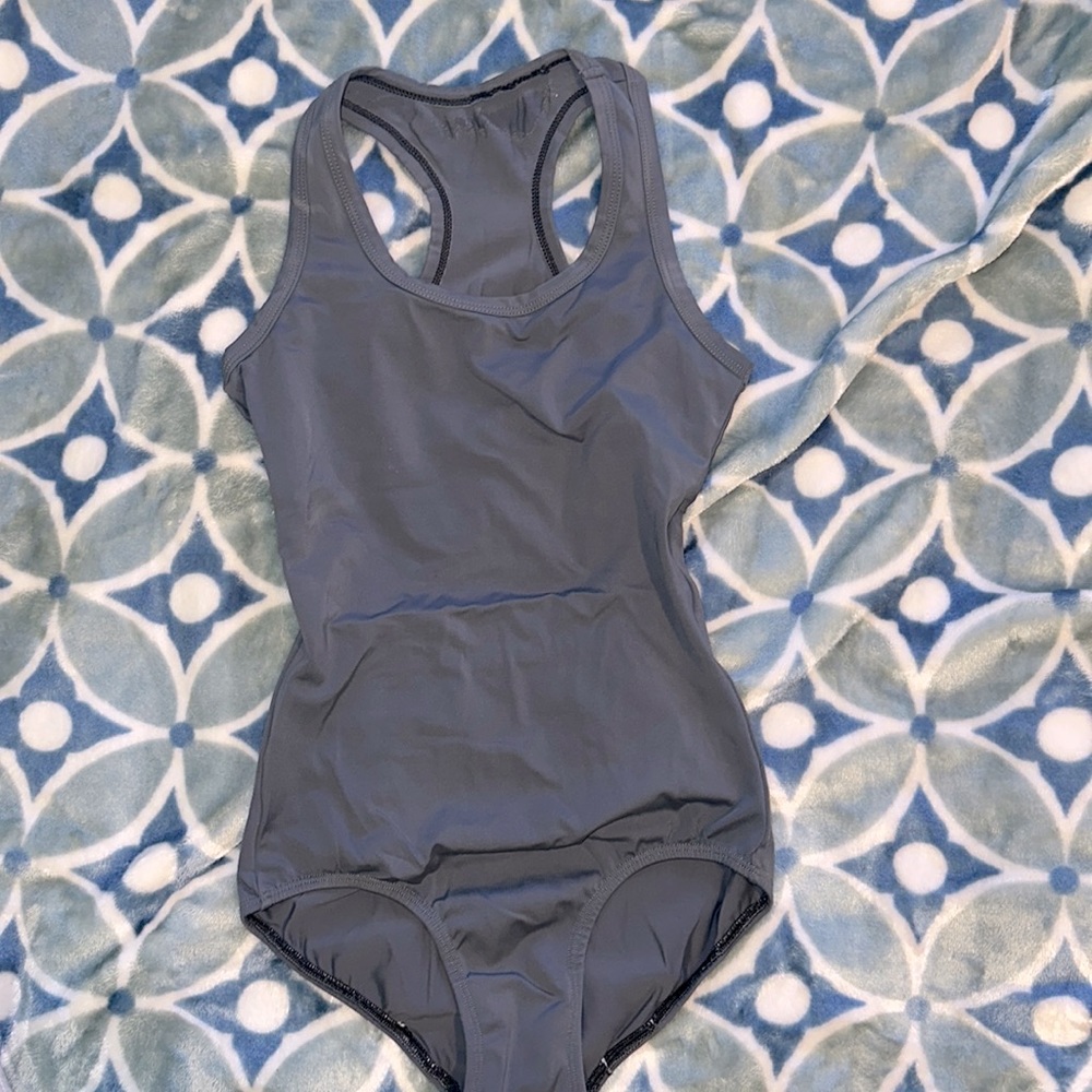 Gray leotard